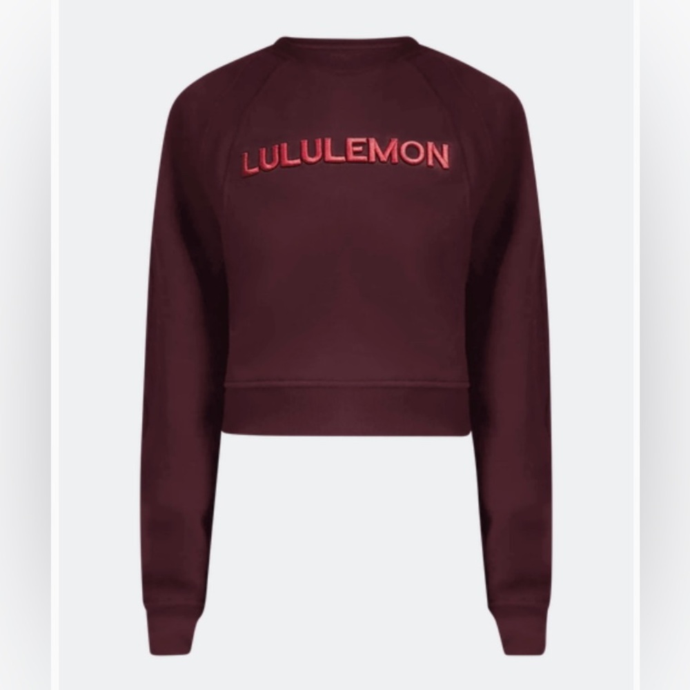 NWT lululemon Oversized Scuba Wordmark, M/L